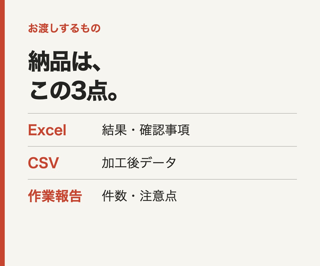 目視の手間を減らすCSV照合・売上集計を代行します 未入金・重複を見える形に。確認しやすいExcel納品 イメージ7