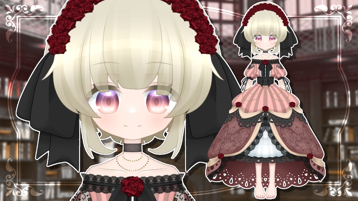 格安！！あなただけのかわいいVTuber作成します ＊ネット活動、アイコン、歌ってみた、挿絵にどうぞ＊ イメージ3