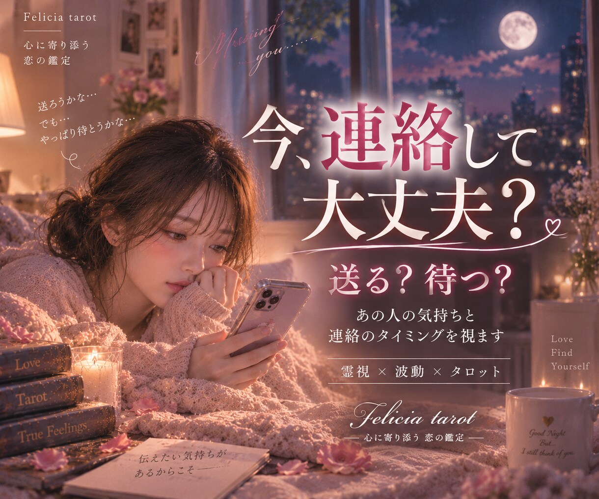 今連絡して大丈夫？最適なタイミングを視ます 送る？待つ？今のあの人の気持ちとベストな動き方を読み解きます イメージ1