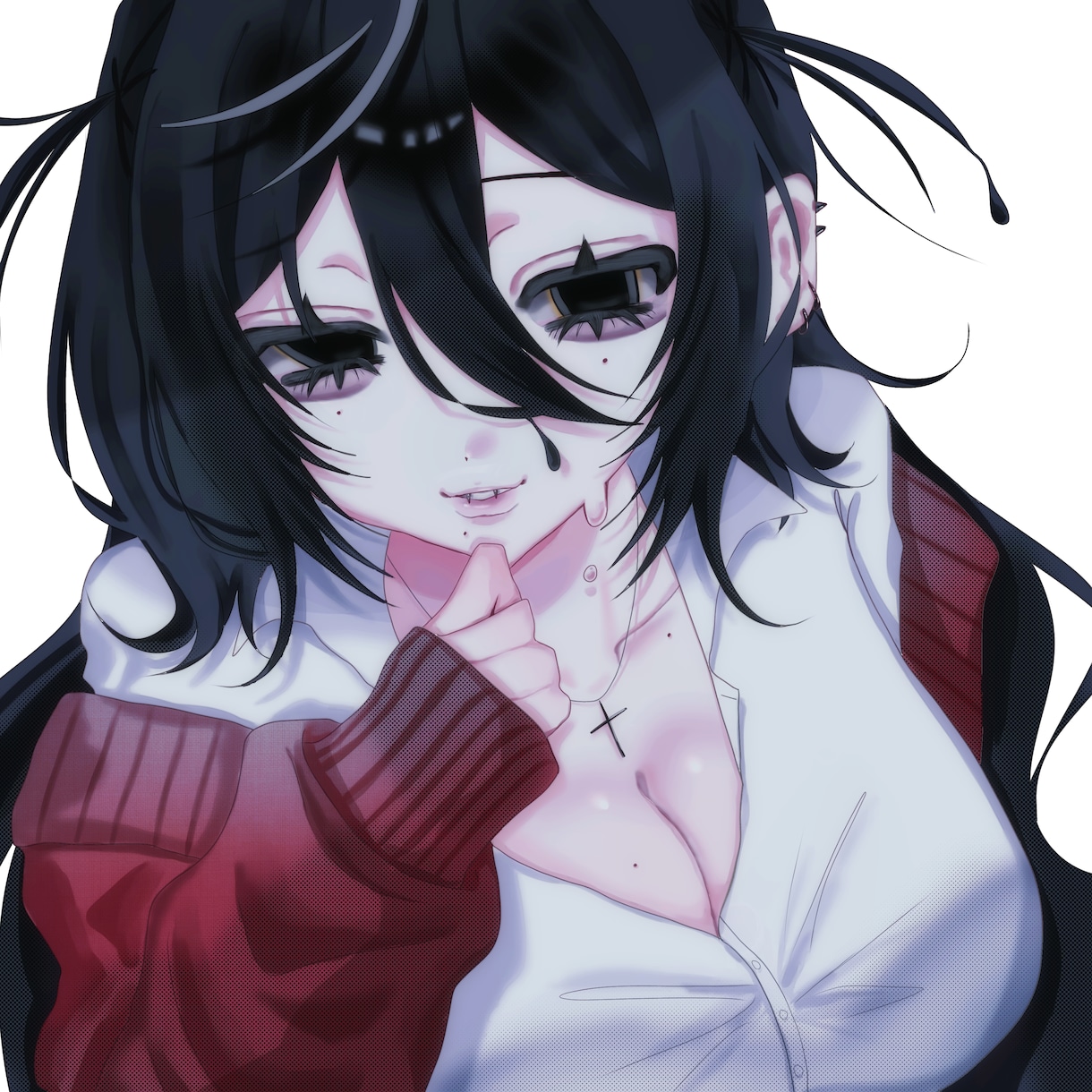 簡易的なアイコン、立ち絵等作成致します 可愛い女の子を描くのが得意です イメージ2