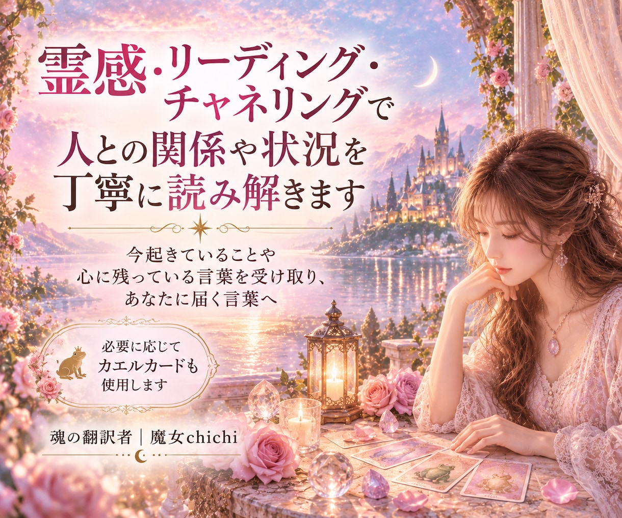 人間関係で揺れるあなたの心を丁寧に整理します 言葉や距離感に揺れる想いを受け取り、心に届く言葉へ イメージ2