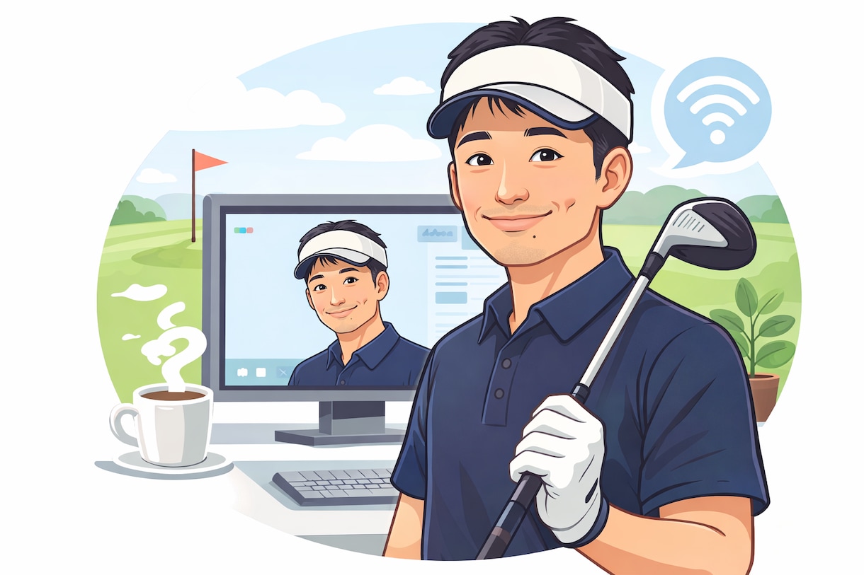 家でも上達できるゴルフスイング練習教えます 26年の指導実績のあるトレーナーが基礎からご指導いたします。 イメージ1