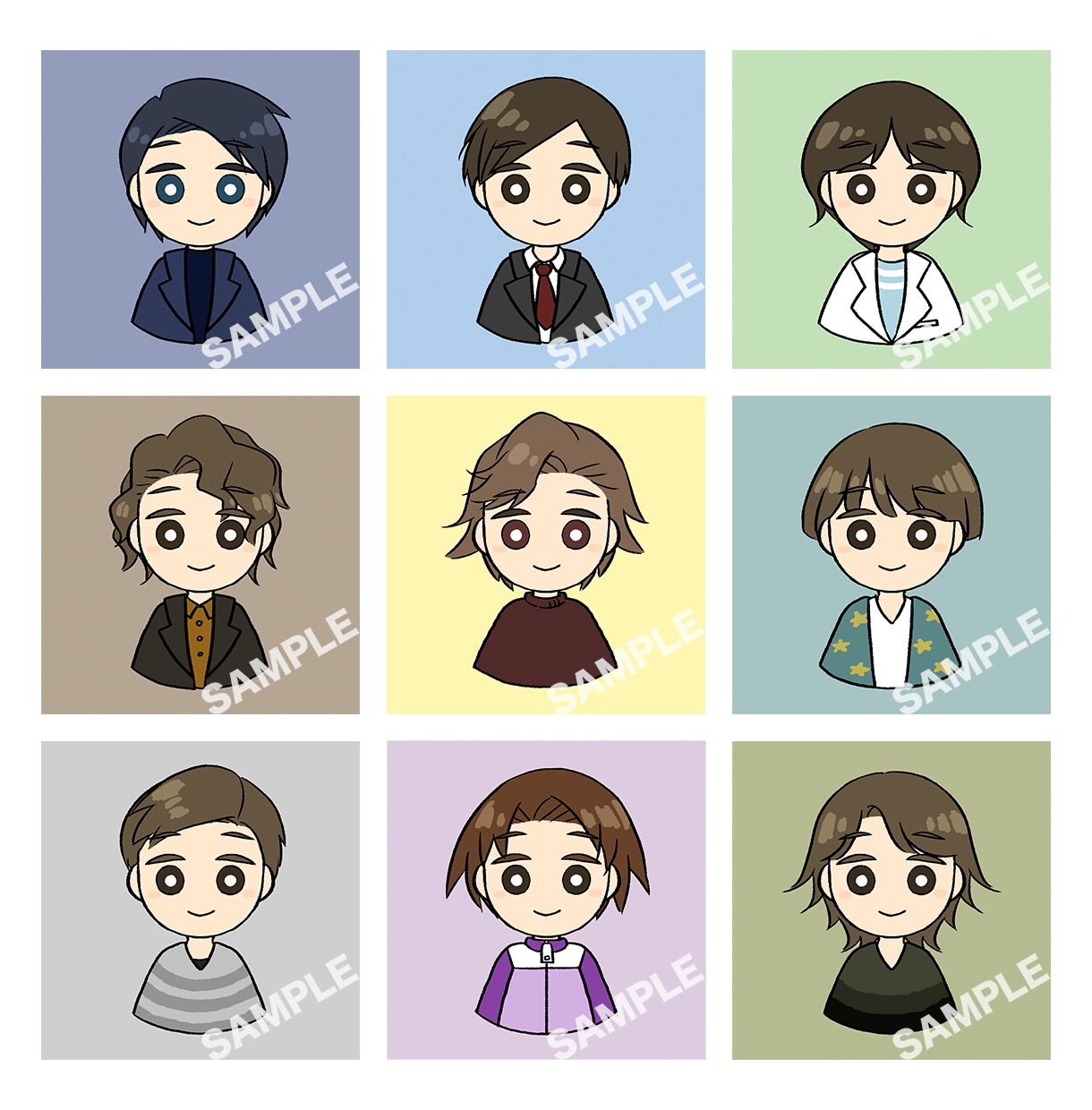 かわいい似顔絵アイコンイラスト描きます SNSやブログ用に。お写真などから描きあげます。 イメージ3