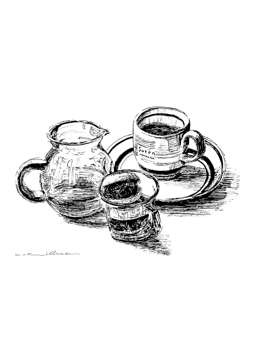 カフェメニューを風合いある線画で描きます 温もり感じる絵で、美味しさを表現しませんか。 イメージ2