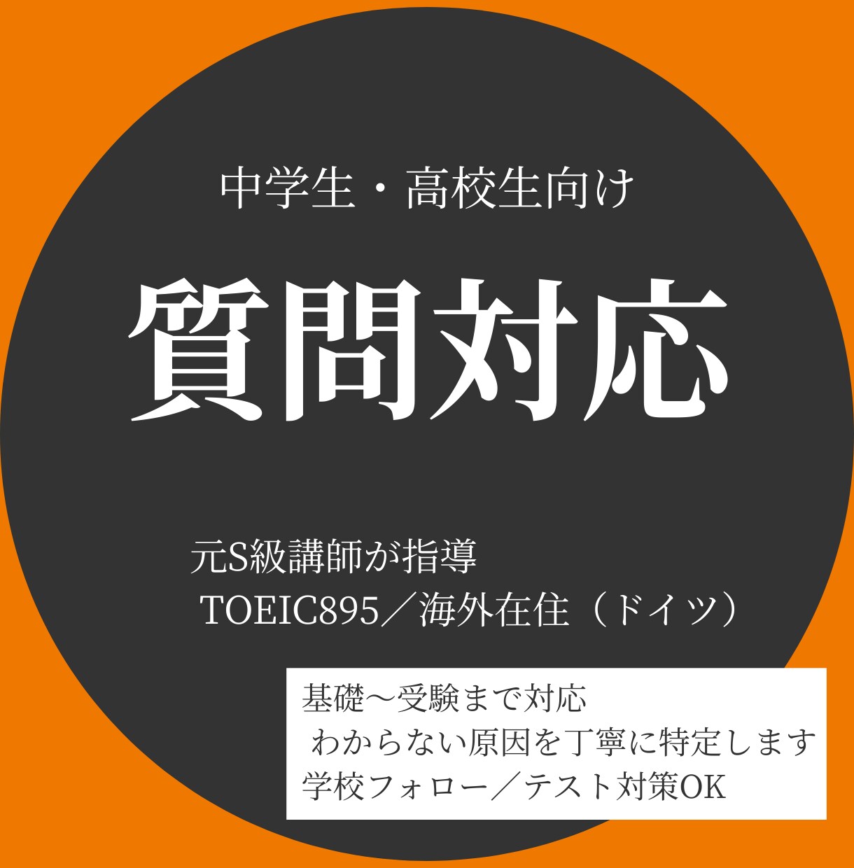 英語のわからない単元をピンポイントで解説します 元S級講師が学校の「わからない」「できない」を徹底解説！ イメージ1