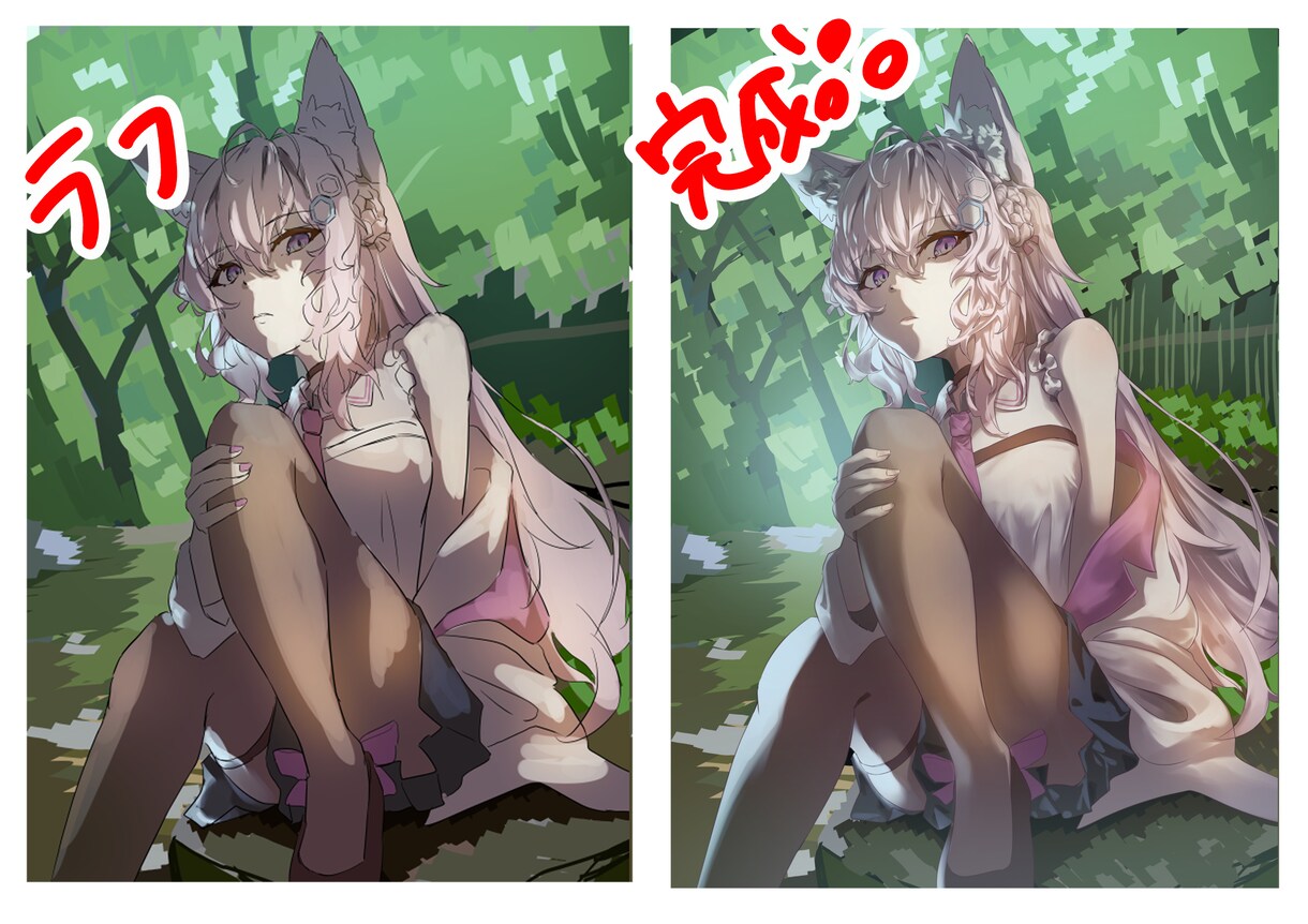 可愛い女の子イラスト承ります オリジナルや二次創作などお描きします イメージ1