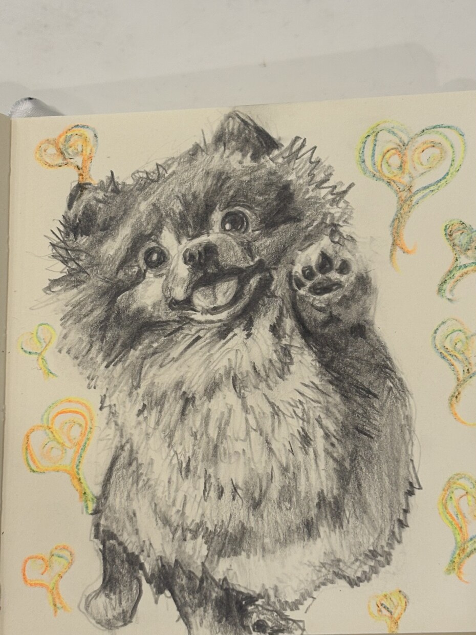 ペットの似顔絵描きます 愛ペットの似顔絵いかがですか？原画お送ります！ イメージ6