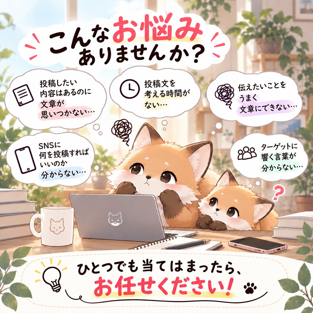 SNSで使える投稿文を3本作成します 投稿文に悩む方へ！伝わる文章作りをお手伝い イメージ2