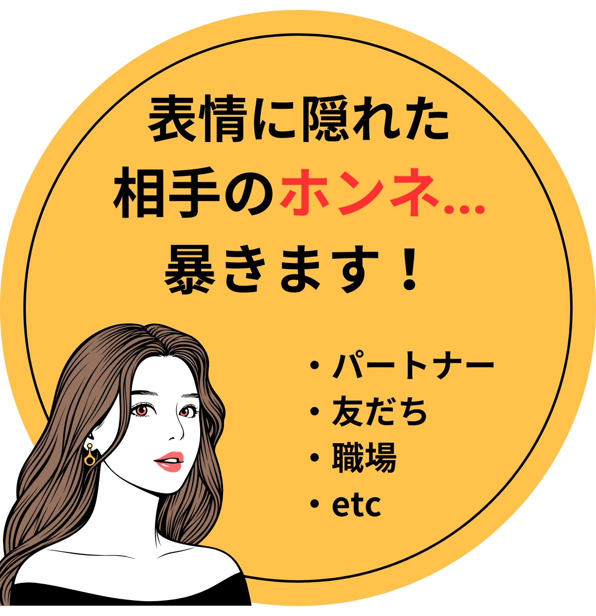 1番知りたい相手の気持ち！魂こめて全力で観ます とにかく気になる！相手の言動…それに振り回されてる自分もイヤ イメージ1