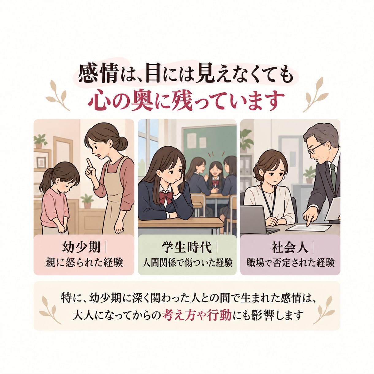 本気で自分を変えたい方の感情解放をお手伝いします 「何度も同じことで悩んでしまう…」その根っこを一緒に探します イメージ3