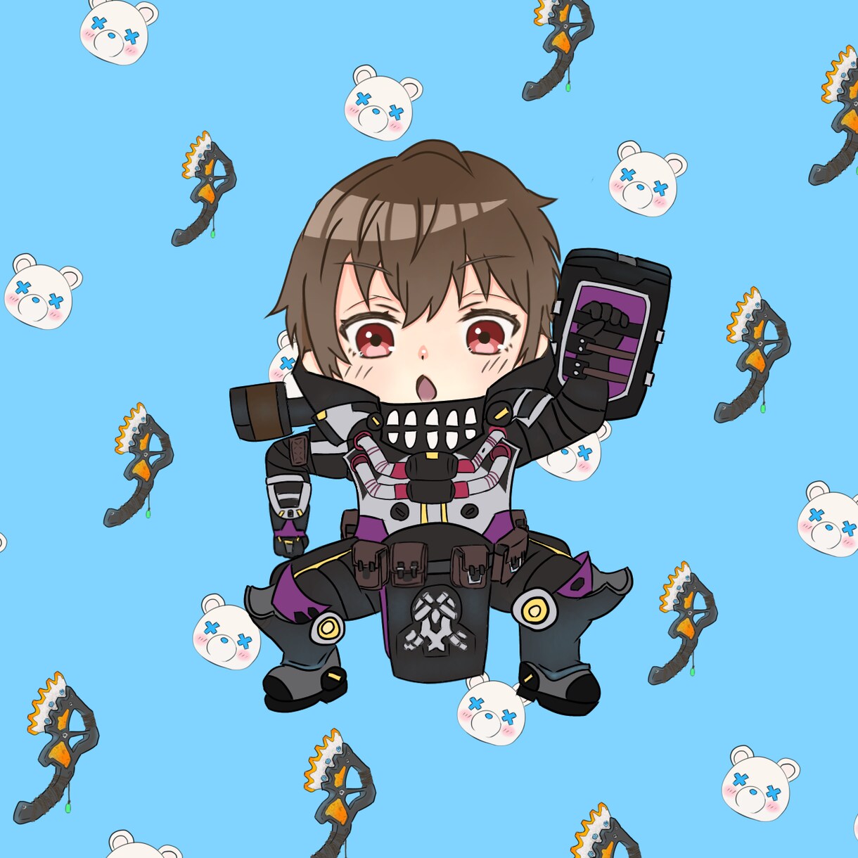 アイコン、ヘッダー、スタンプ描きます デフォルメ〜通常のイラストまでなんでも対応致します。 イメージ7