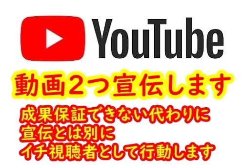 6200人のYoutubeチャンネルで宣伝します 成果保証できないため最低価格でします イメージ1