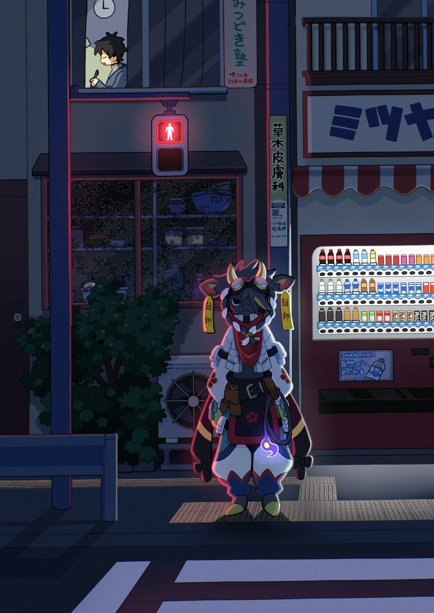 背景ありのアニメ調一枚イラストを制作いたします 商業利用可能！MVイラスト、キービジュアル、書籍、動画用など イメージ7