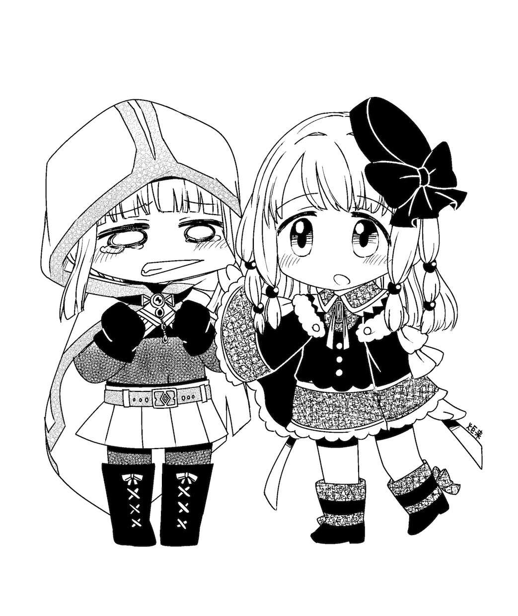 はっきりとした見やすいアニメ塗りイラスト制作します 目を引くアニメ塗りでキャラクターを可愛く描きます イメージ2