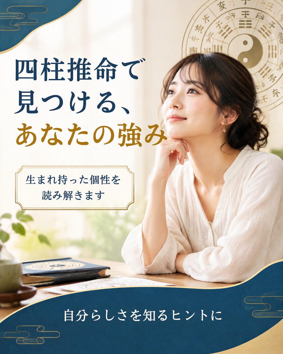 あなたらしく幸せになる四柱推命命式解説書を届けます 才能、個性、魅力、人生のテーマを知りもっと幸せになる四柱推命 イメージ1