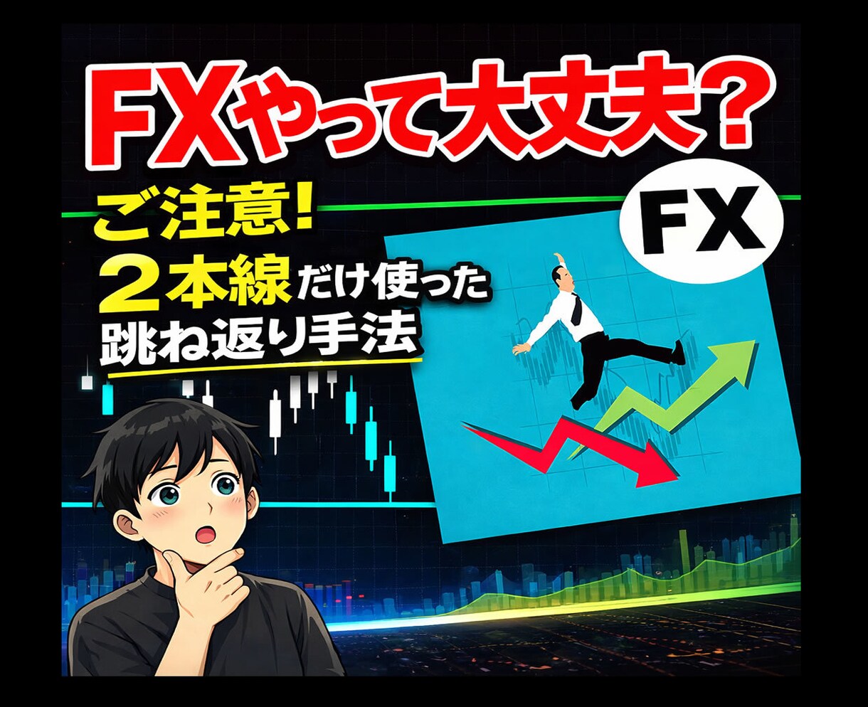 ２本線だけ使った跳ね返り手法教えます いろいろな設定、オシレーター不要のシンプルな手法です イメージ1