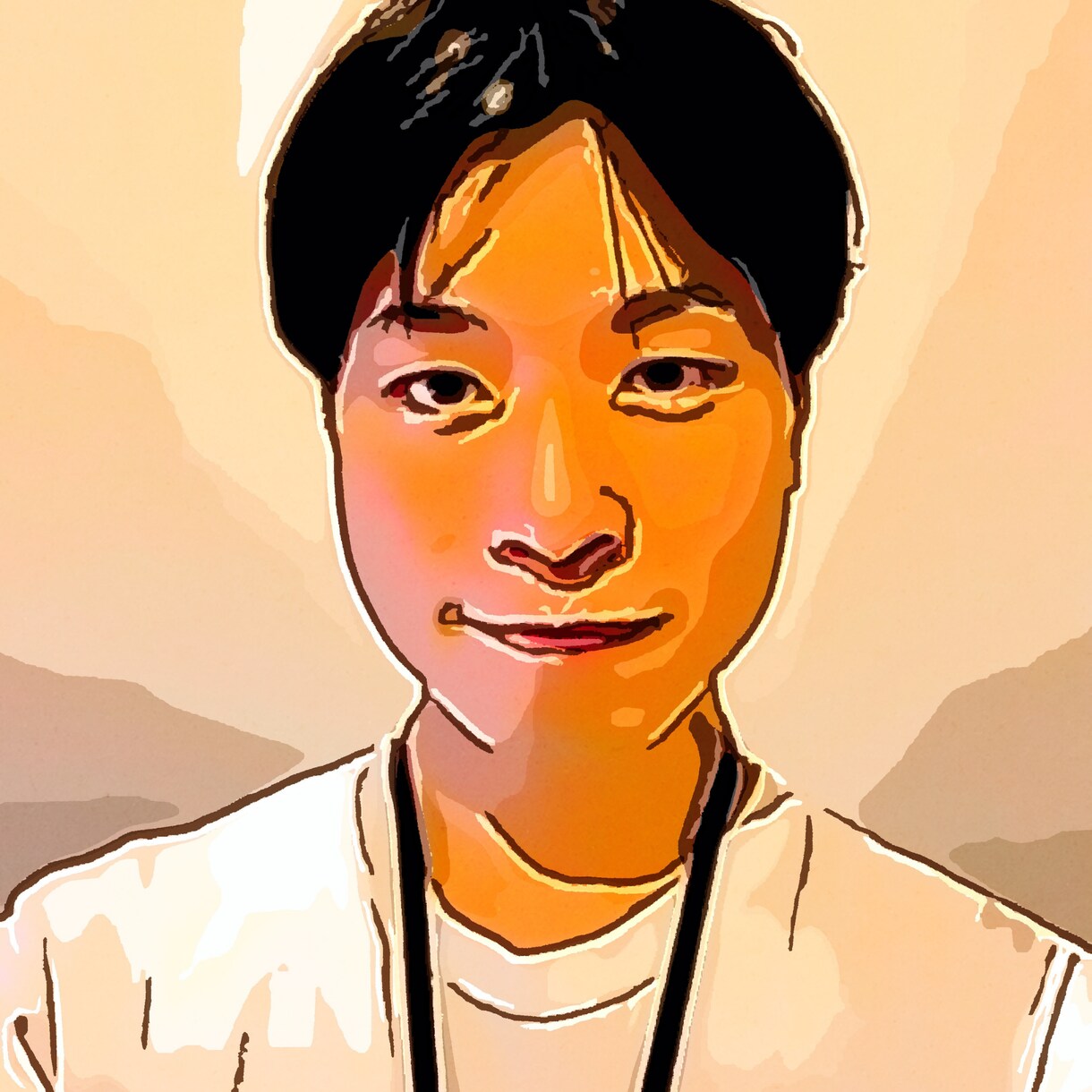 スマホで撮った写真をイラストにします スマホ写真をイラスト調にします。アイコンにどうぞ♪ イメージ3