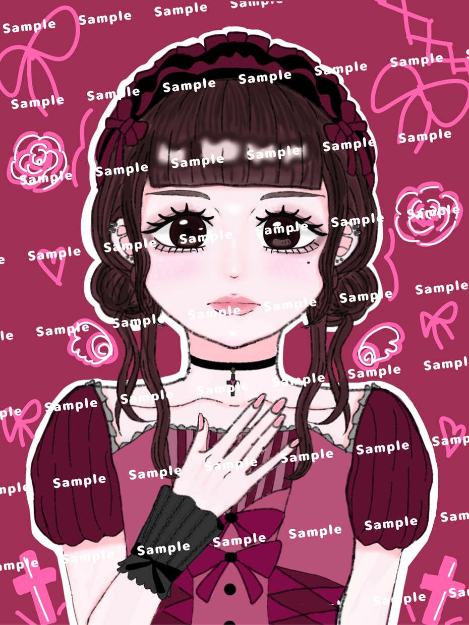 女の子のイラストを描きます お安く×手軽に×可愛いアイコン制作☆ イメージ5