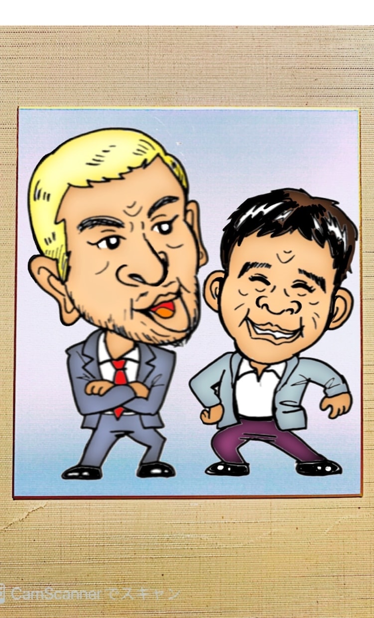 ペット、飼い主さんの似顔絵を可愛く描きます ペットと飼い主さんのツーショットも描きます似顔絵は全て可 イメージ5