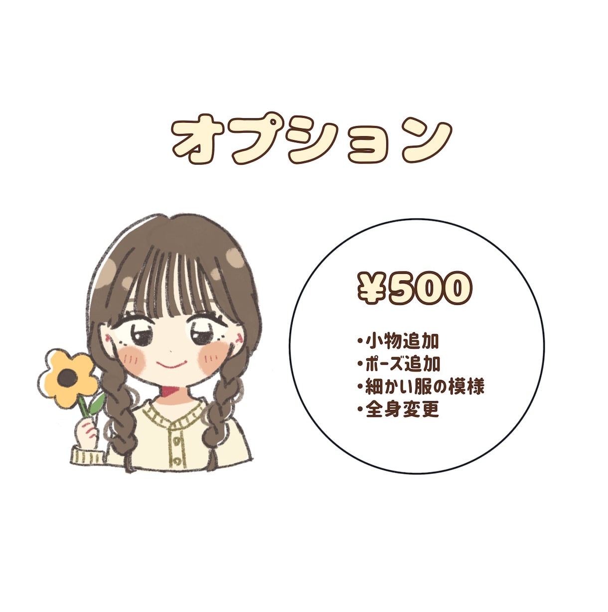 ゆるっとかわいいアイコン描きます SNSやブログ、ちょっとした挿絵に♩ イメージ3