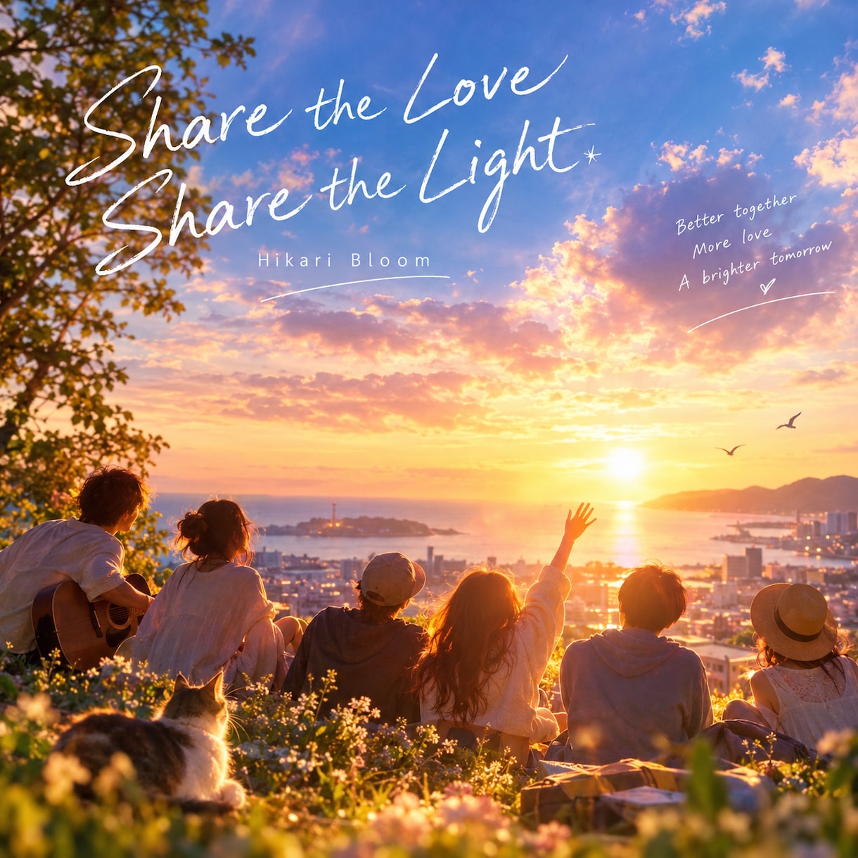 歌あり曲「SHARE THE LOVE」販売します 奪い合うより、分かち合おう。フリー素材にない「歌の力」を イメージ1
