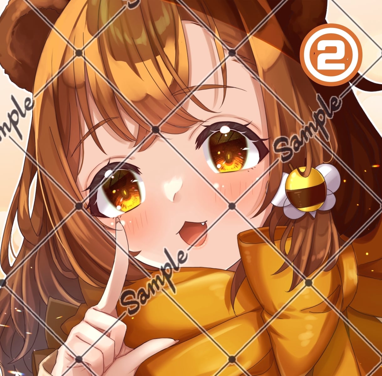SNSアイコン♡きゅるっと可愛いイラスト制作します とびきりkawaiiをお届けできるよう精一杯尽力いたします！ イメージ2