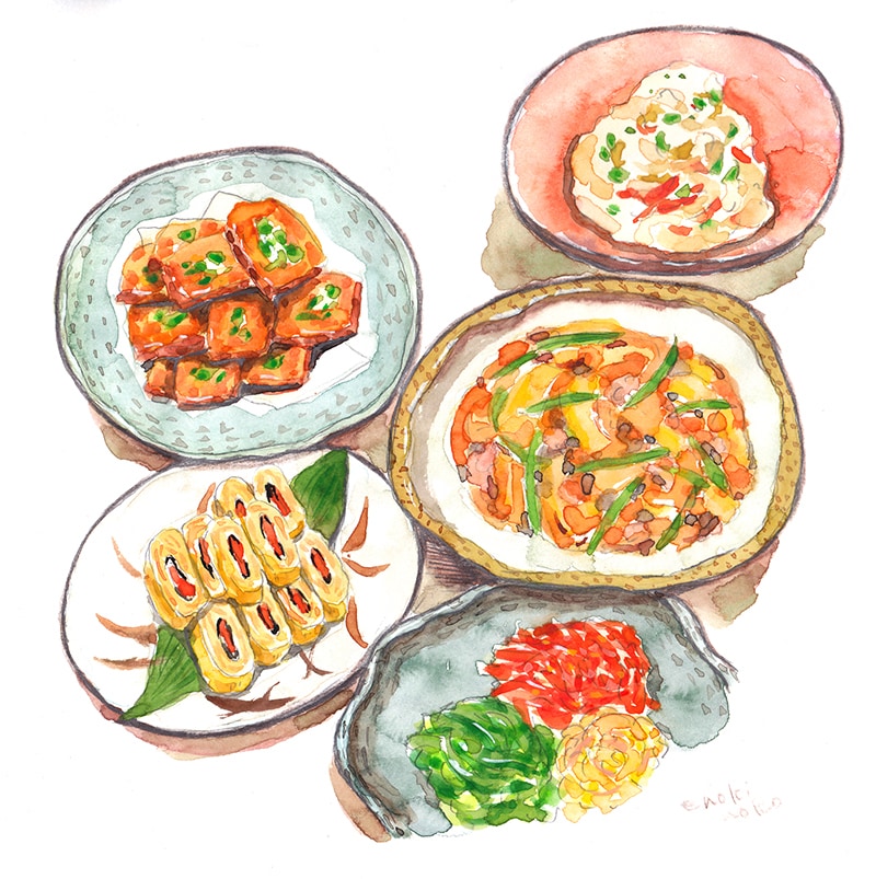 ほっこりあったかいおいしそうな食べ物描きます！ます 食べ物と共にお店の紹介も可能！ イメージ3