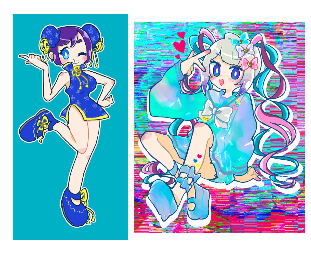 ポップでかわいい目を惹くイラストをお描きします SNSやYouTube動画などに使えます◎ イメージ3
