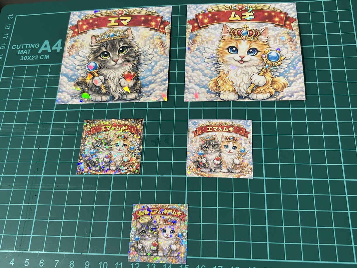 ビックリマン風ホログラムシールを制作します あなたの大切な存在を、伝説の一枚に イメージ1