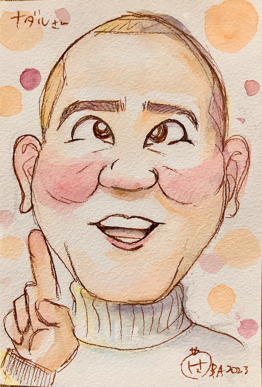 実績10名様限定ハガキサイズの手描き似顔絵描きます 送料込みお手頃価格でお気軽に♡プチプレゼントにぴったりです。 イメージ4