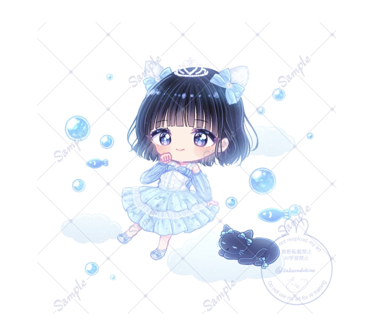 キラキラかわいいミニキャライラスト✧お描きします アイドルさんなどのグッズ・フラスタにも！メセカ作成も◎ イメージ7