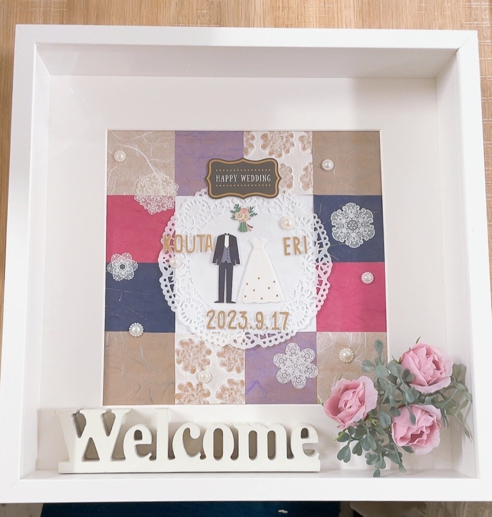 結婚式のウェルカムボードや贈り物にもおすすめします 他の人とは、一味違うウェルカムボード♡はいかがでしょうか？ イメージ6