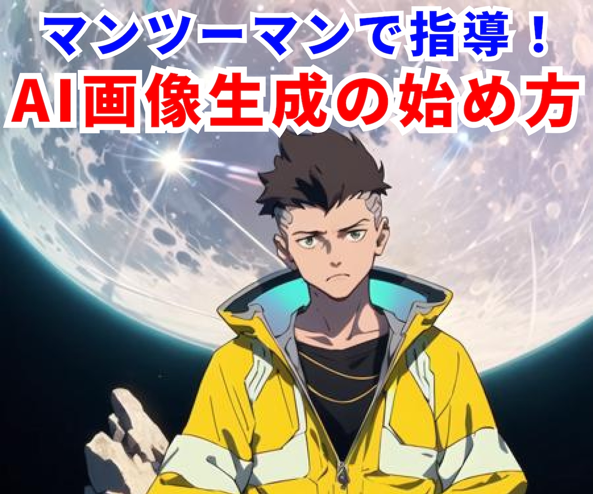 AI画像生成の始め方　初期設定〜呪文まで教えます マンツーマンビデオ通話指導90分　高スペックPC不要 イメージ1