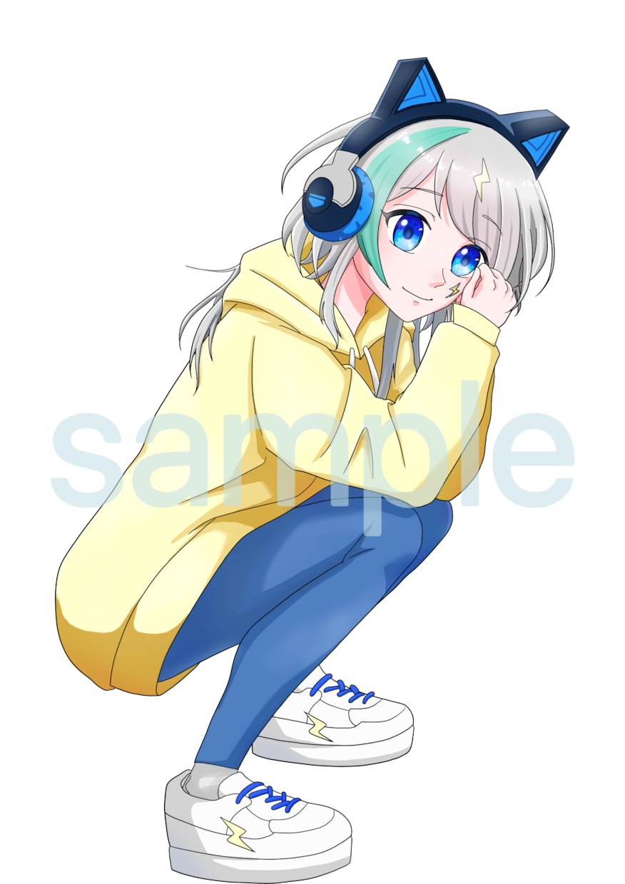 商用利用可!背景透過アイコン描きます キャラデザ無料でできるお得さ! イメージ1