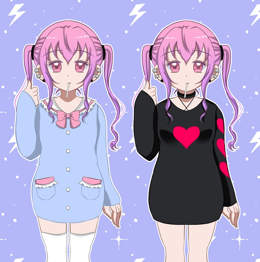 オリジナルキャラクターの立ち絵を制作します ポップなオリジナルキャラクターをデザインします！ イメージ1