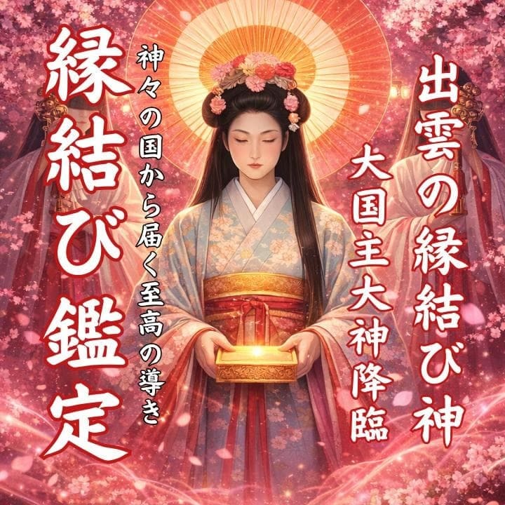 縁結びの神様の御信託で真実をお伝えします 出雲の縁結び神による最高位霊視鑑定。復縁、複雑恋愛全てご対応 イメージ1