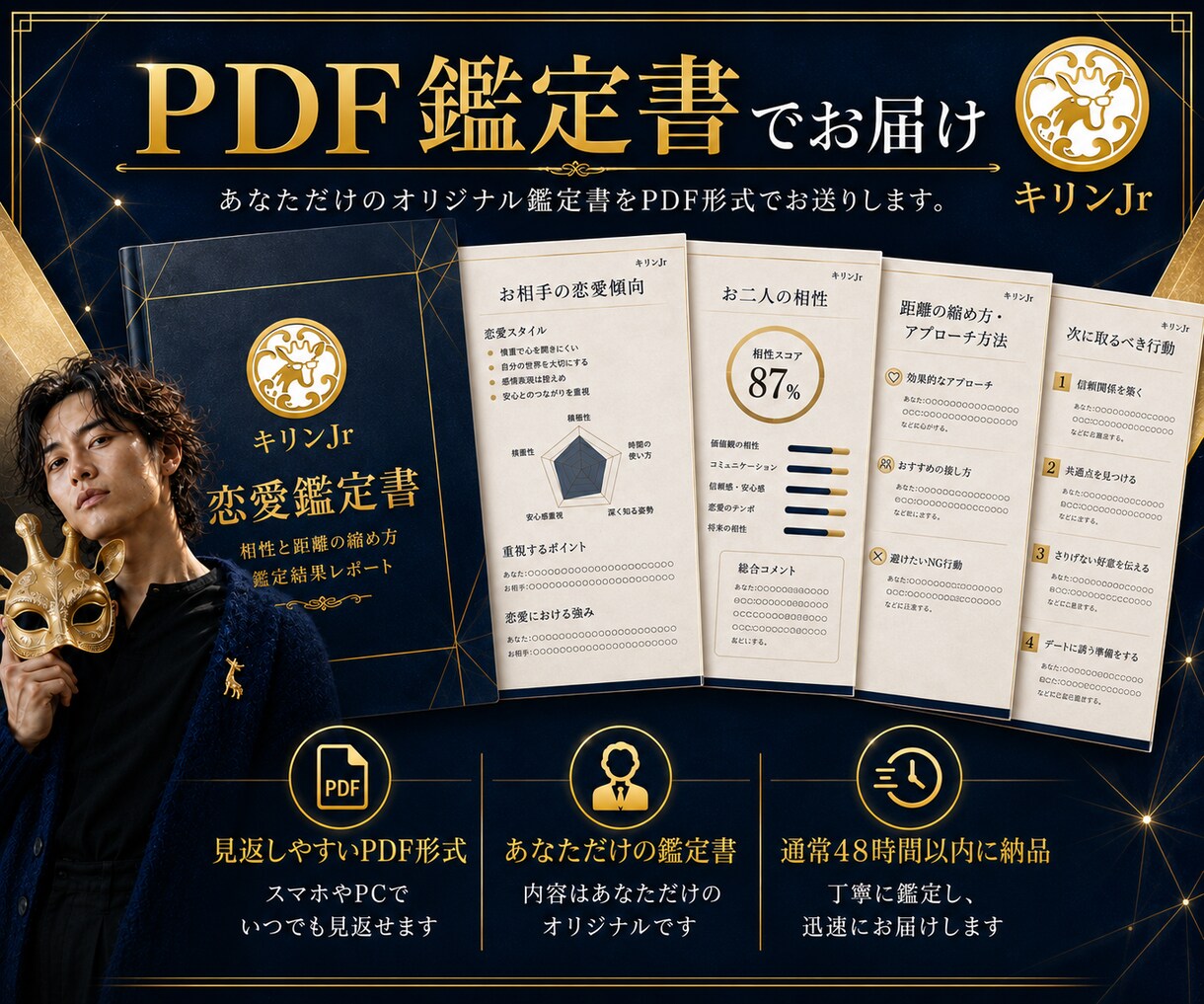 好きな人との相性と、距離の縮め方を占います 相手の性格・恋愛傾向から、距離の縮め方を具体的にお伝えします イメージ3