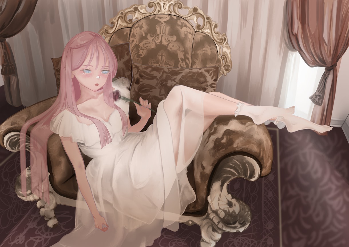 世界で1枚オシャレなオリジナルイラスト描きます 私のセンスを詰め込んだオシャレなイラストを描きます イメージ5