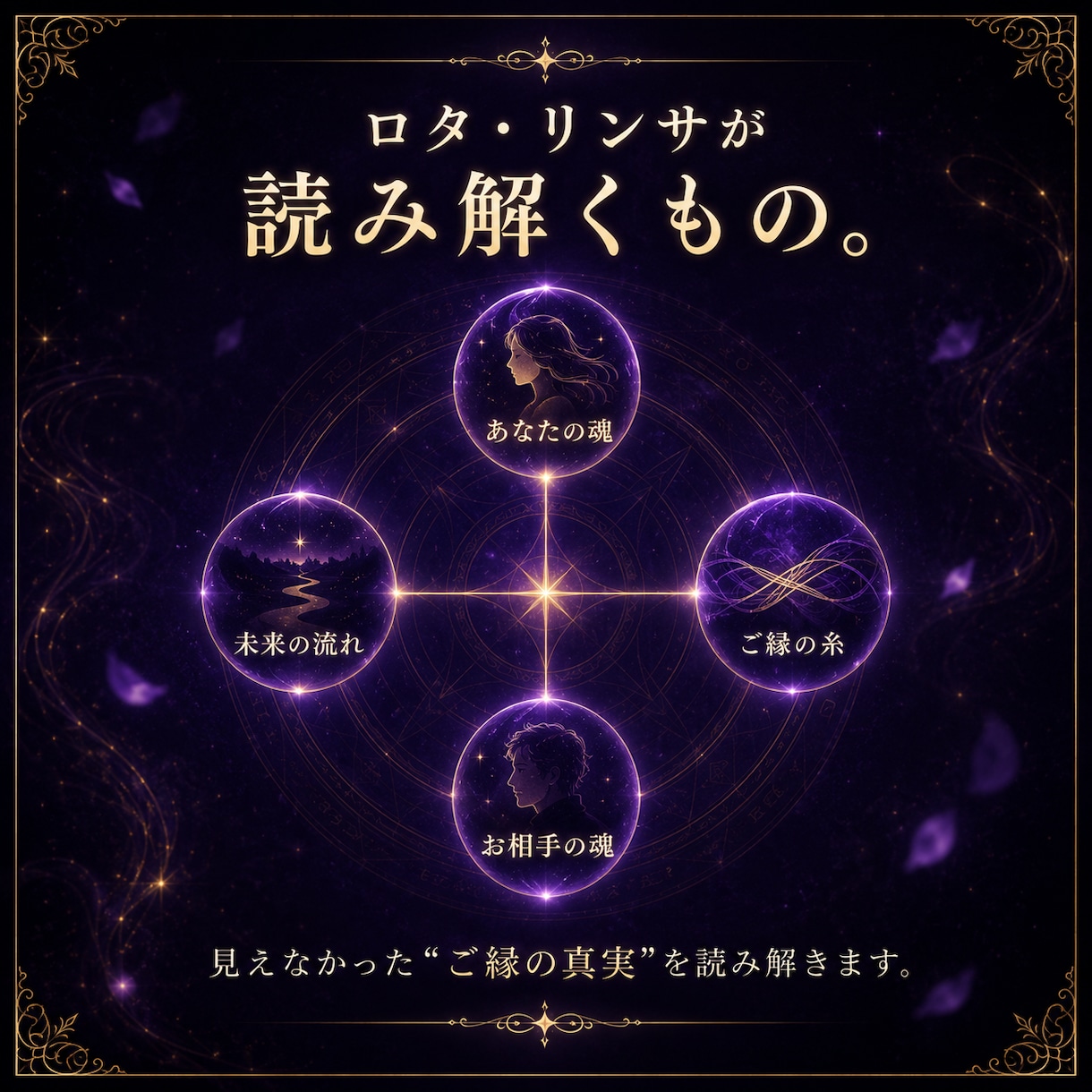 復縁・不倫｜相手の気持ちをご縁の糸から霊視します 失恋・LINEブロック｜本音と二人のご縁を読み解きます イメージ4