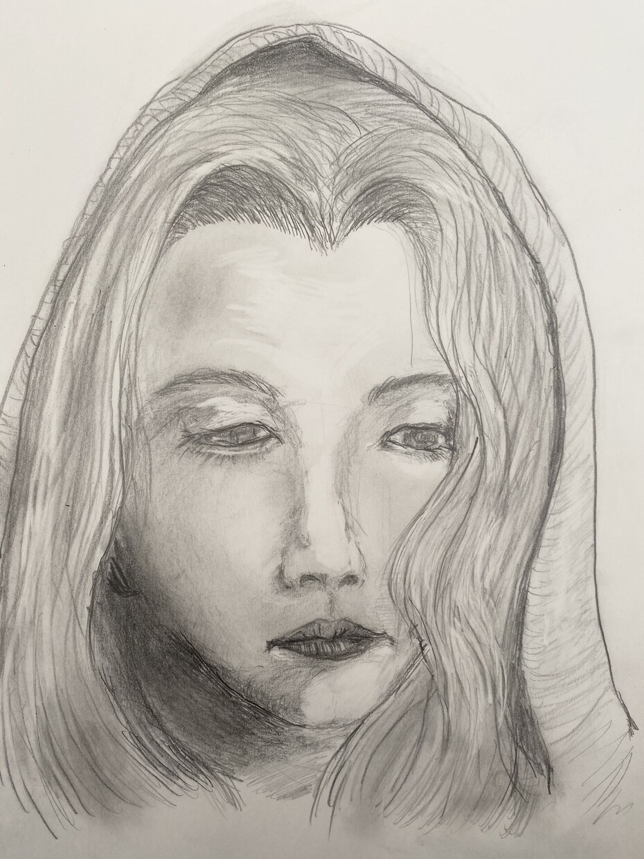 似顔絵やお好みの写真を鉛筆画で仕上げます 模写鉛筆画で独特の雰囲気をお届けします イメージ5