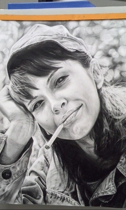 心を込めてリアルな似顔絵を鉛筆画でお描きします 原画納品！額縁無料！大切な方への贈り物等 イメージ4
