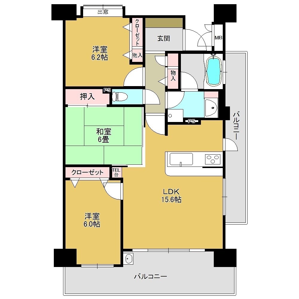 不動産ネット広告用チラシ広告用の間取図を作成します 既存図面をトレースします！急な依頼もご相談可です♪ イメージ7