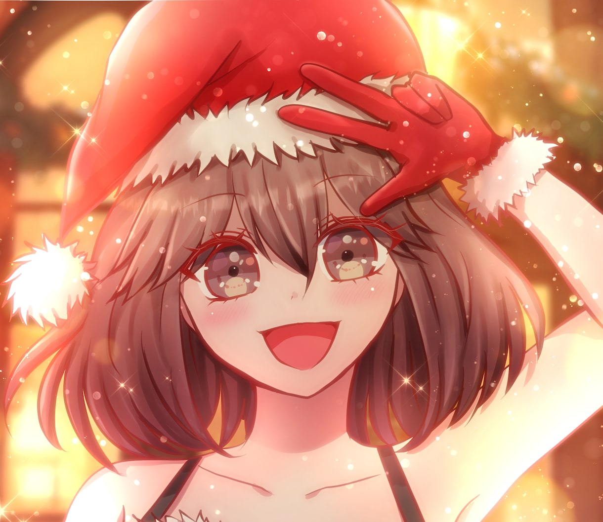 キラキラ可愛いアイコン・イラストお受け致します 少女漫画風の絵柄でふわふわ塗り、キラキライラスト描きます イメージ5