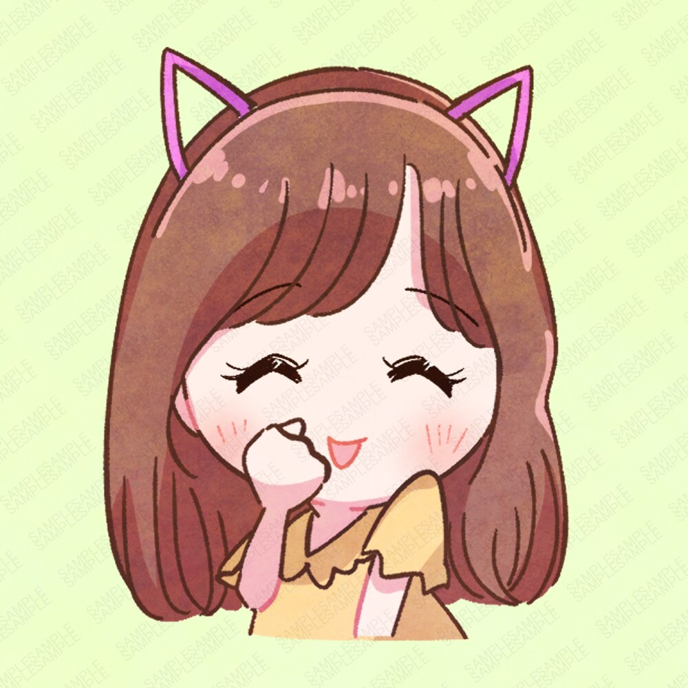 最短即日商用可◎ほんわかする似顔絵アイコン描きます あなたをデフォルメ化！ミニキャラアイコンならお任せ下さい！ イメージ5