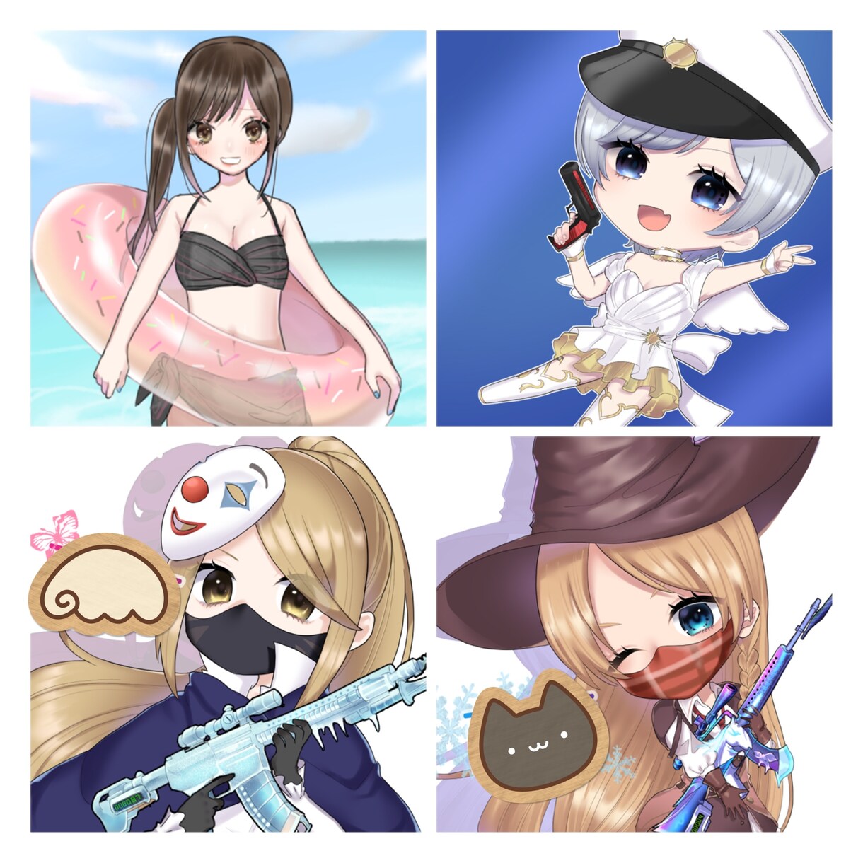 可愛いイラストを提供します 似顔絵や、SNSアイコン等も承ります！ イメージ2