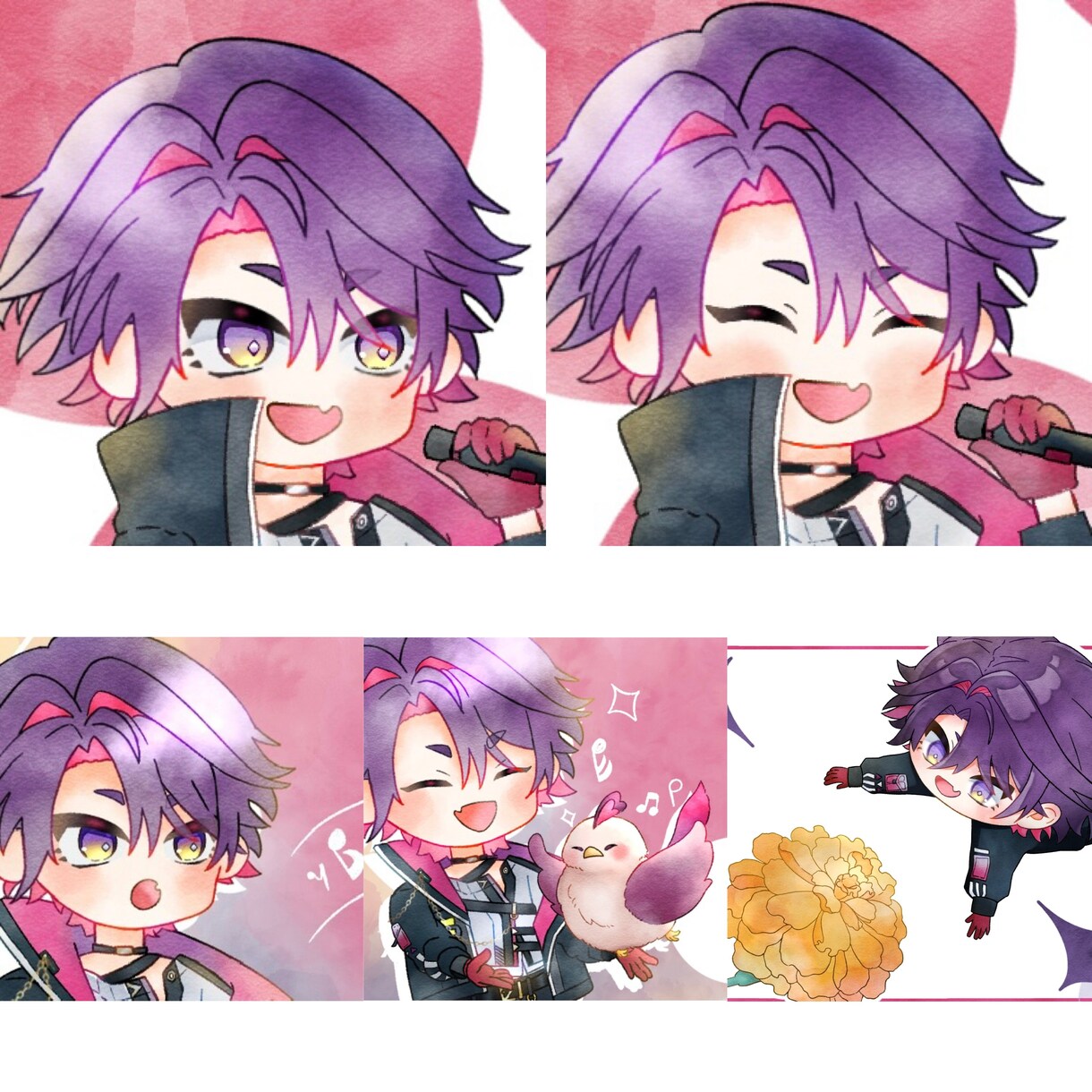 急募！最短3日納品可能！可愛いアイコンお描きします ミニキャラも等身も！急ぎでアイコンが必要な方にもぜひ！ イメージ3