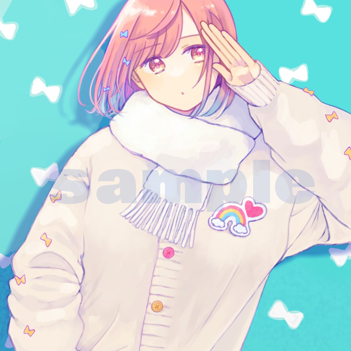 SNSなどに!可愛いイラストを描きます アイコンやサムネにお困りの方へ！使いやすいものを提供します。 イメージ1