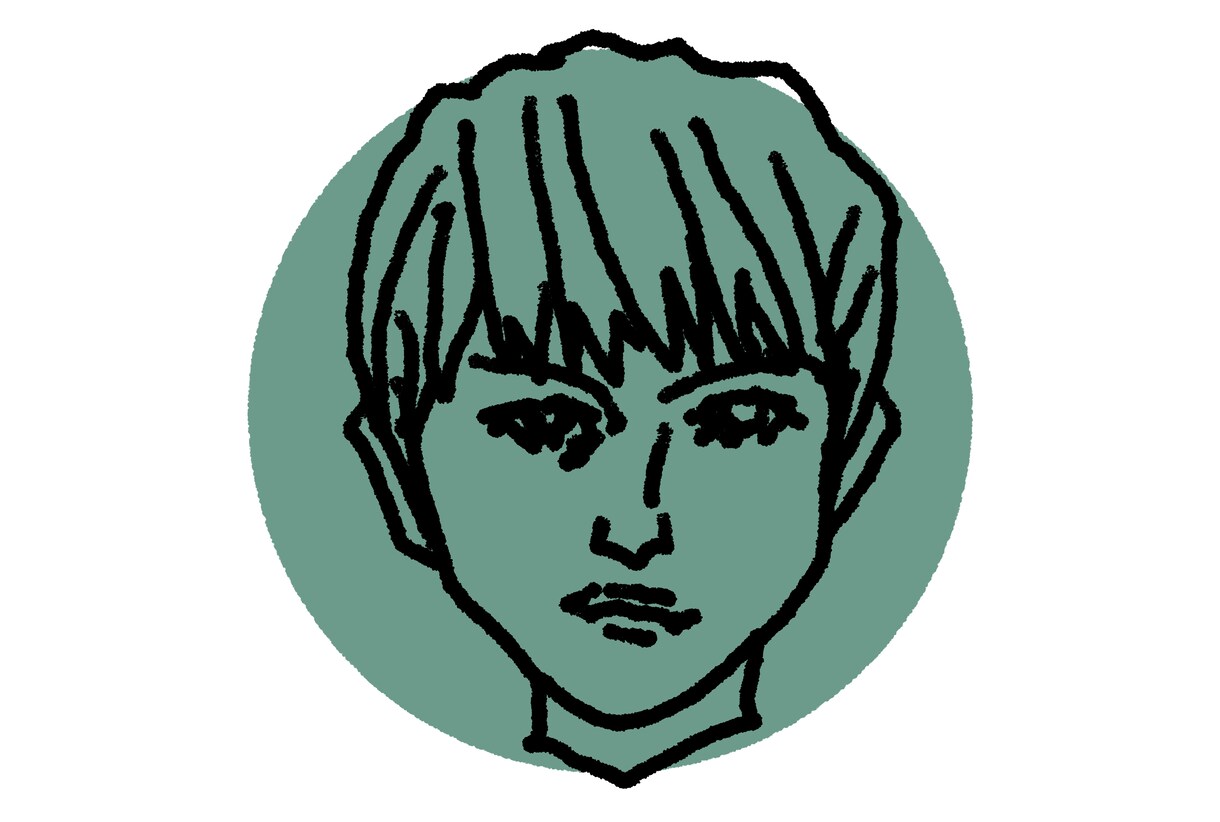 商用利用可!手書き感独特の首から上の似顔絵描きます SNSアイコン・スタッフ紹介などにこんな似顔絵いかがですか? イメージ2