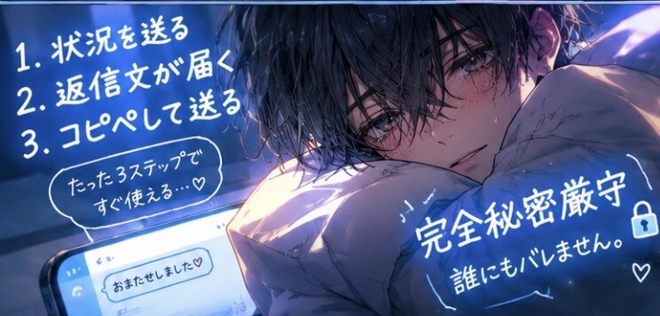 プロが異性とのメッセージを考えます プロが既読スルーしない好感度爆アゲ文章作ります イメージ3