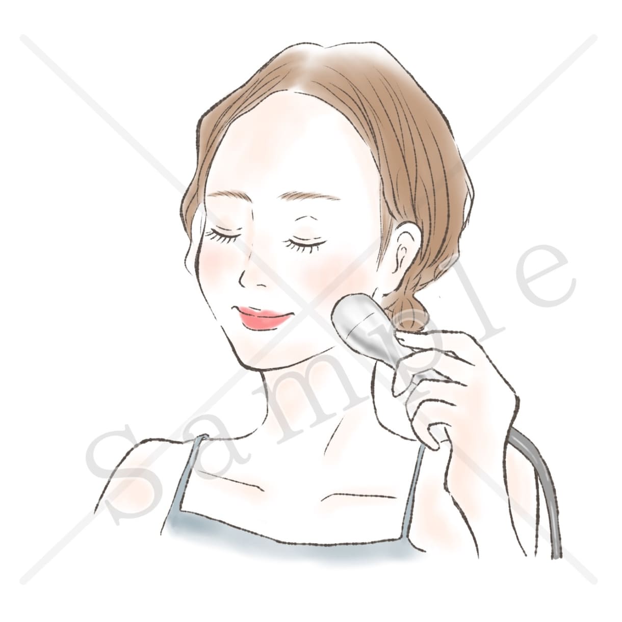 チラシ等広告用に◎優しいタッチのイラスト描きます 商用◎美容サロンからの依頼多数♪稼働状況により即対応可能 イメージ4